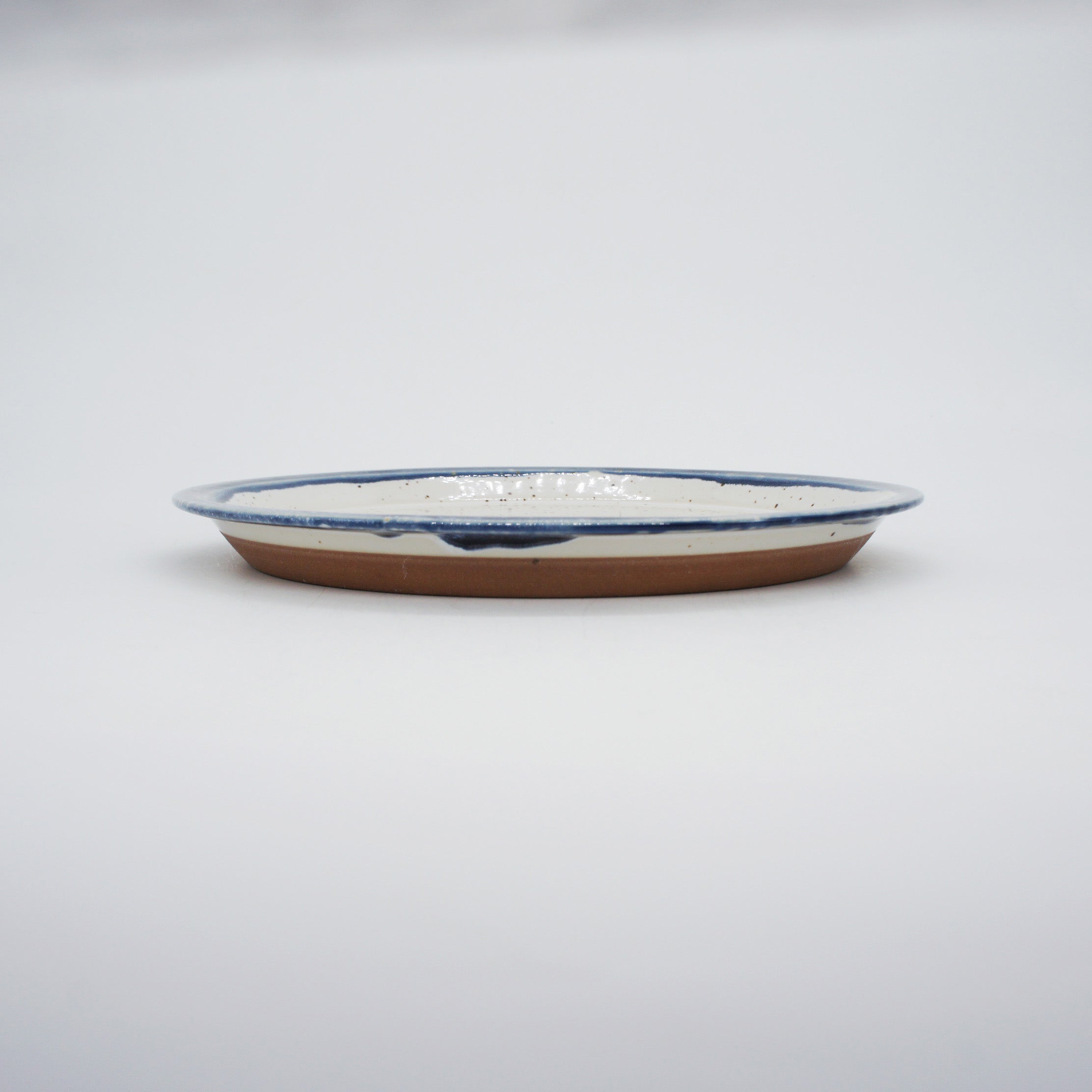 CHIPS PLATE L - white-navy drop