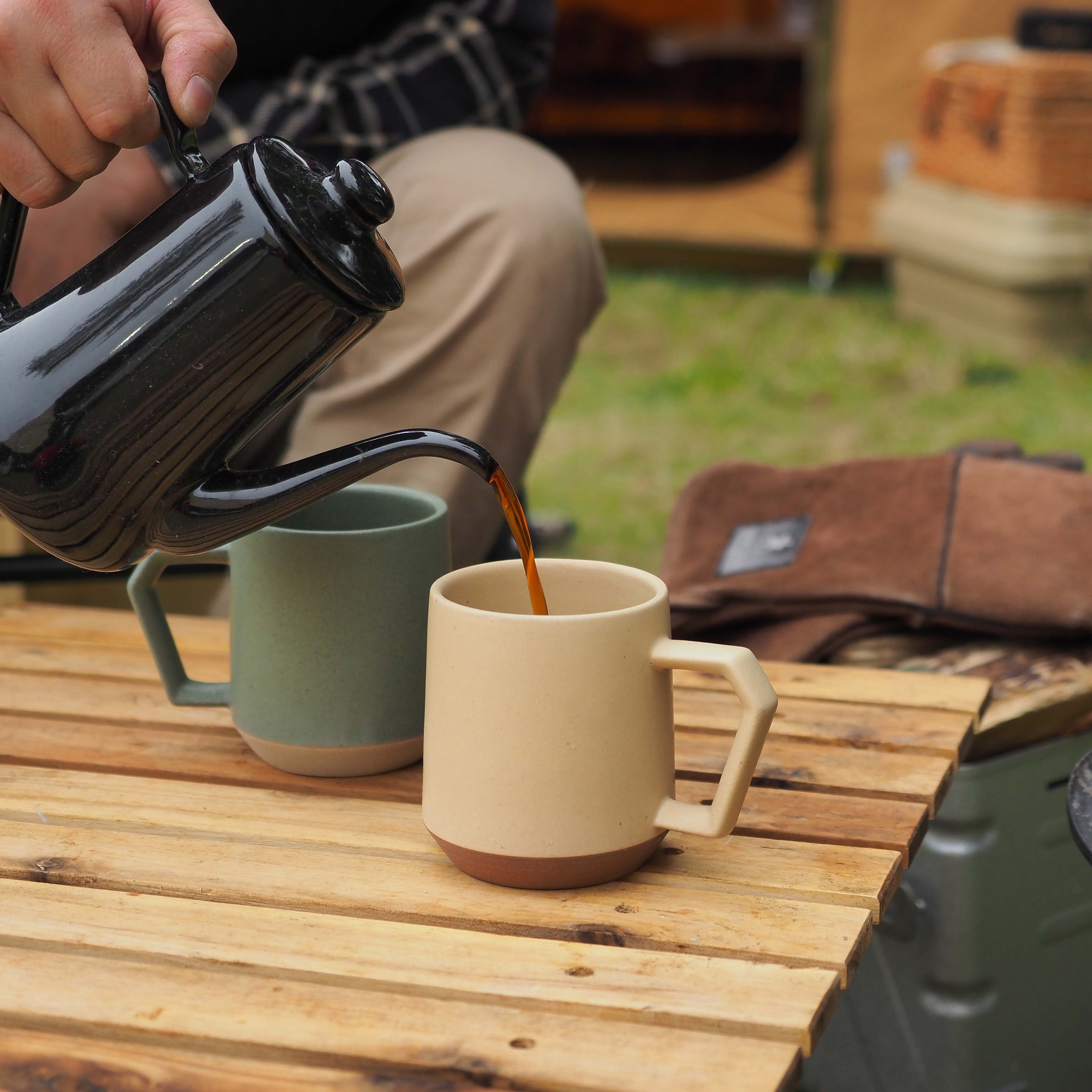 CZ001tn CHIPS MUG OUTDOOR - tan