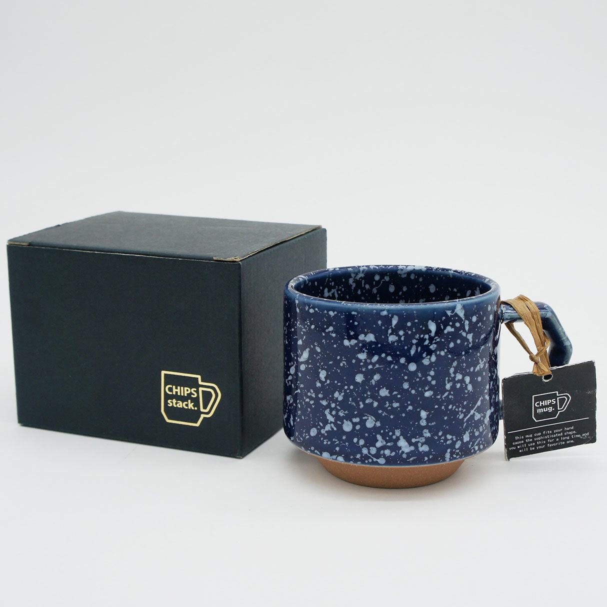 CHIPS stackMUG - splash navy-white