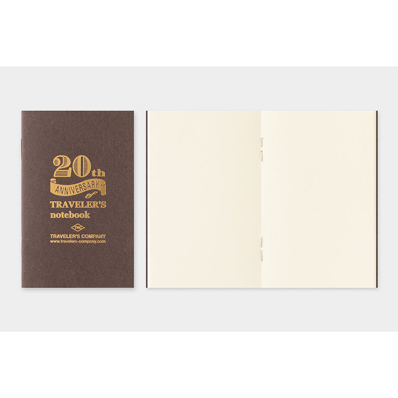 TRAVELER’S notebook Card Size 20th Anniversary Set Brown