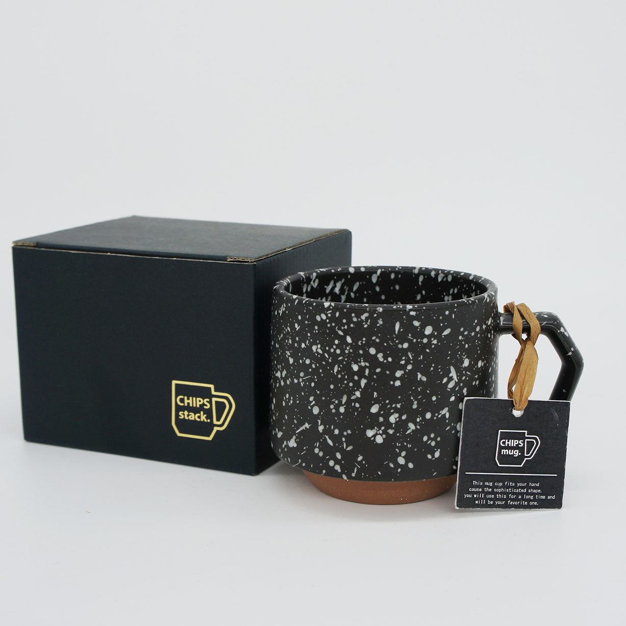 CHIPS stackMUG - splash black-white