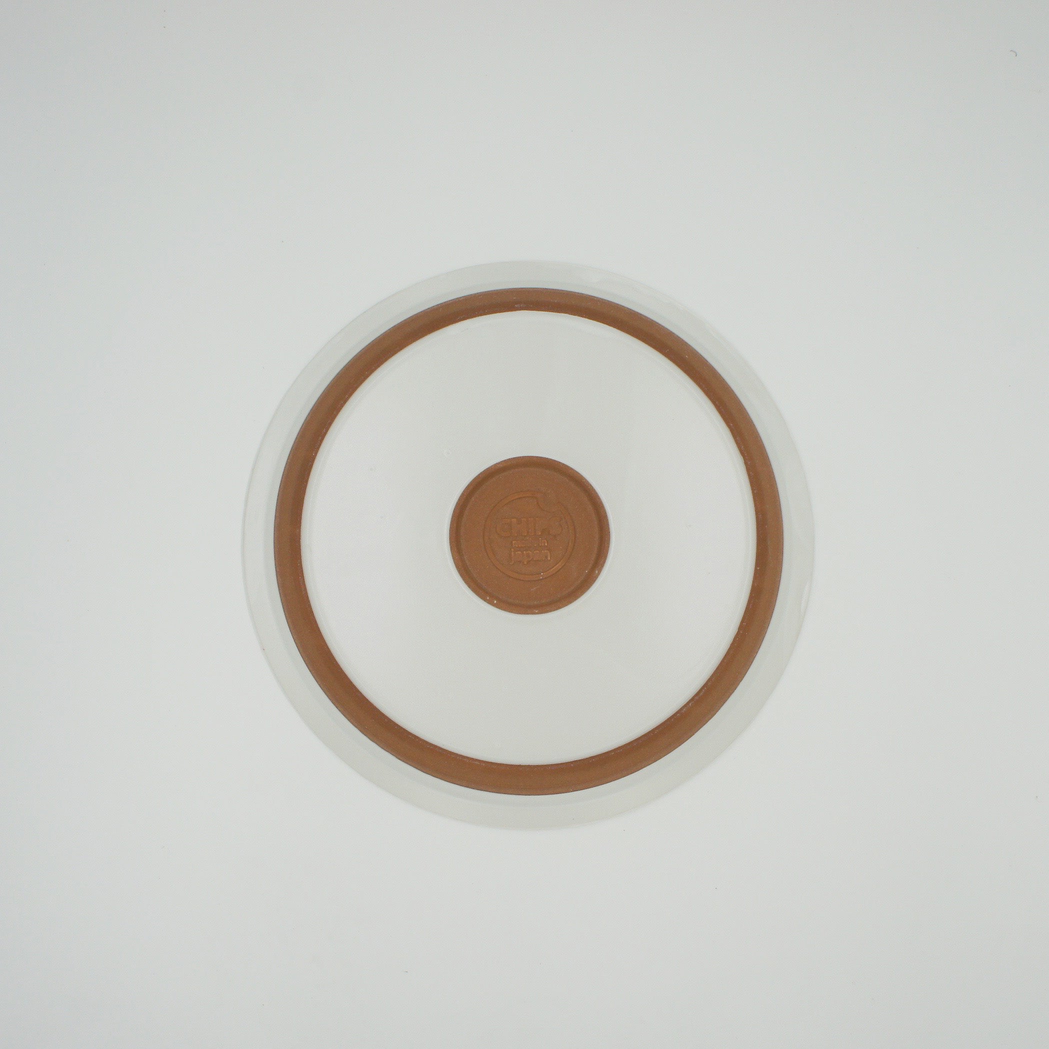 CHIPS PLATE L - splash white-orange