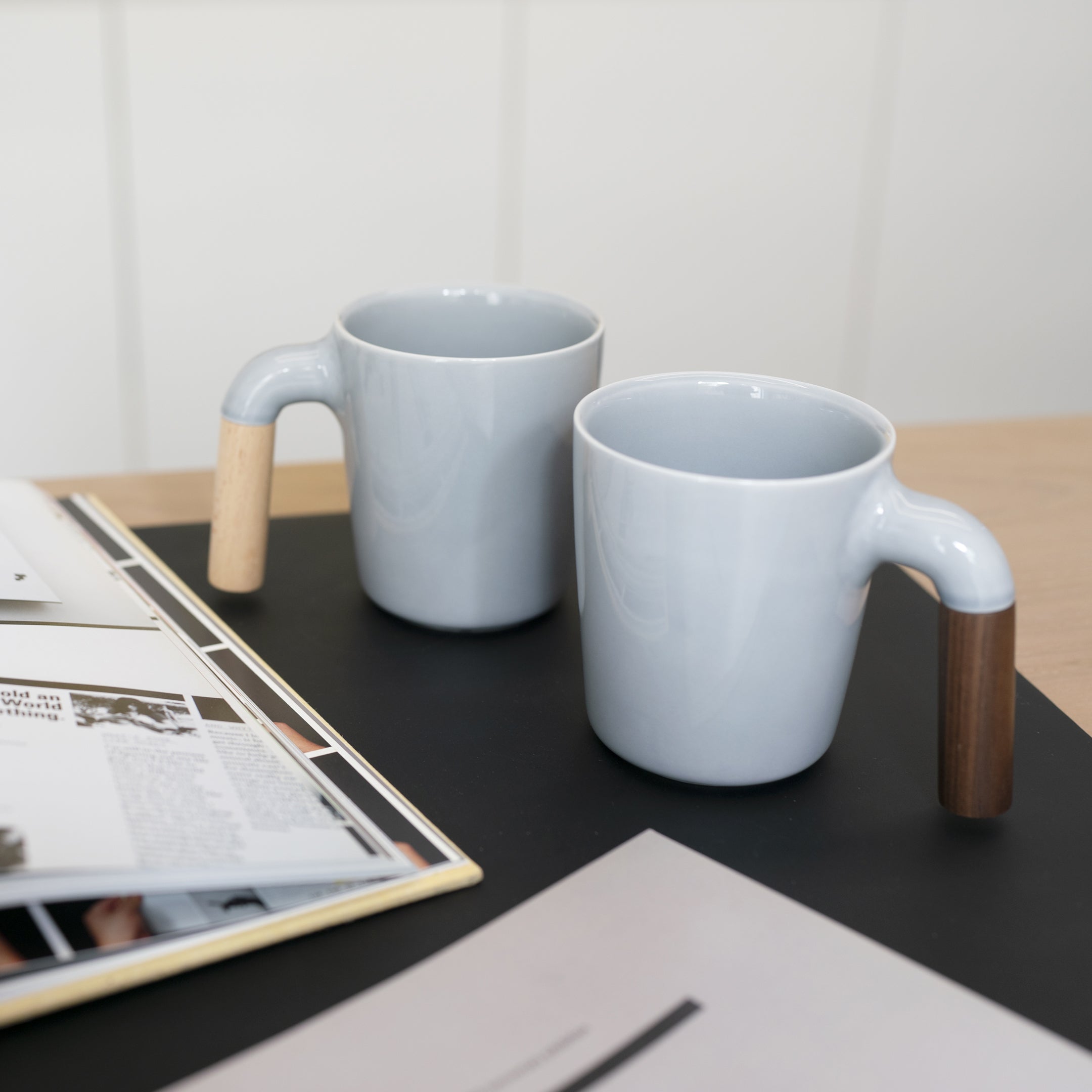 Mugr Cloud Beech - (ceramic, beech wood)