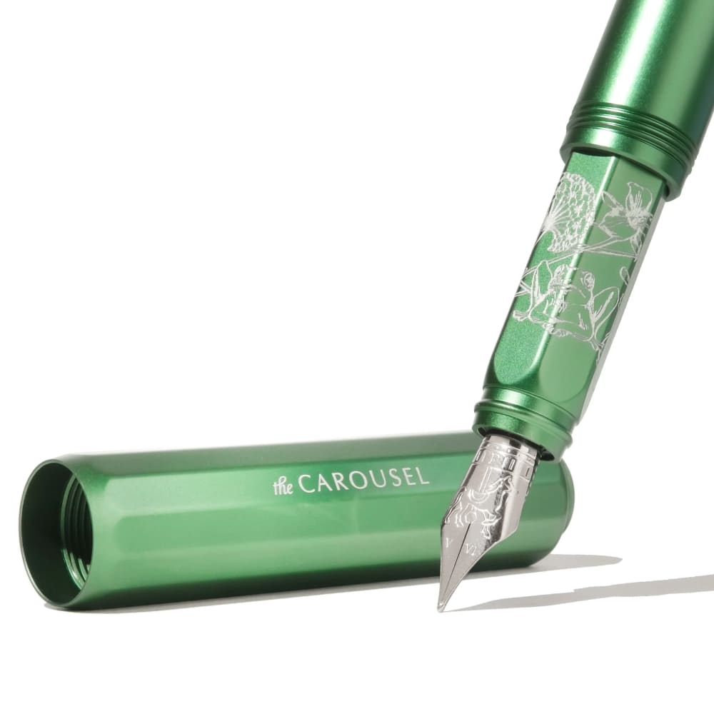 Aluminum Carousel - Book of Botany - Fine - Fountain Pen