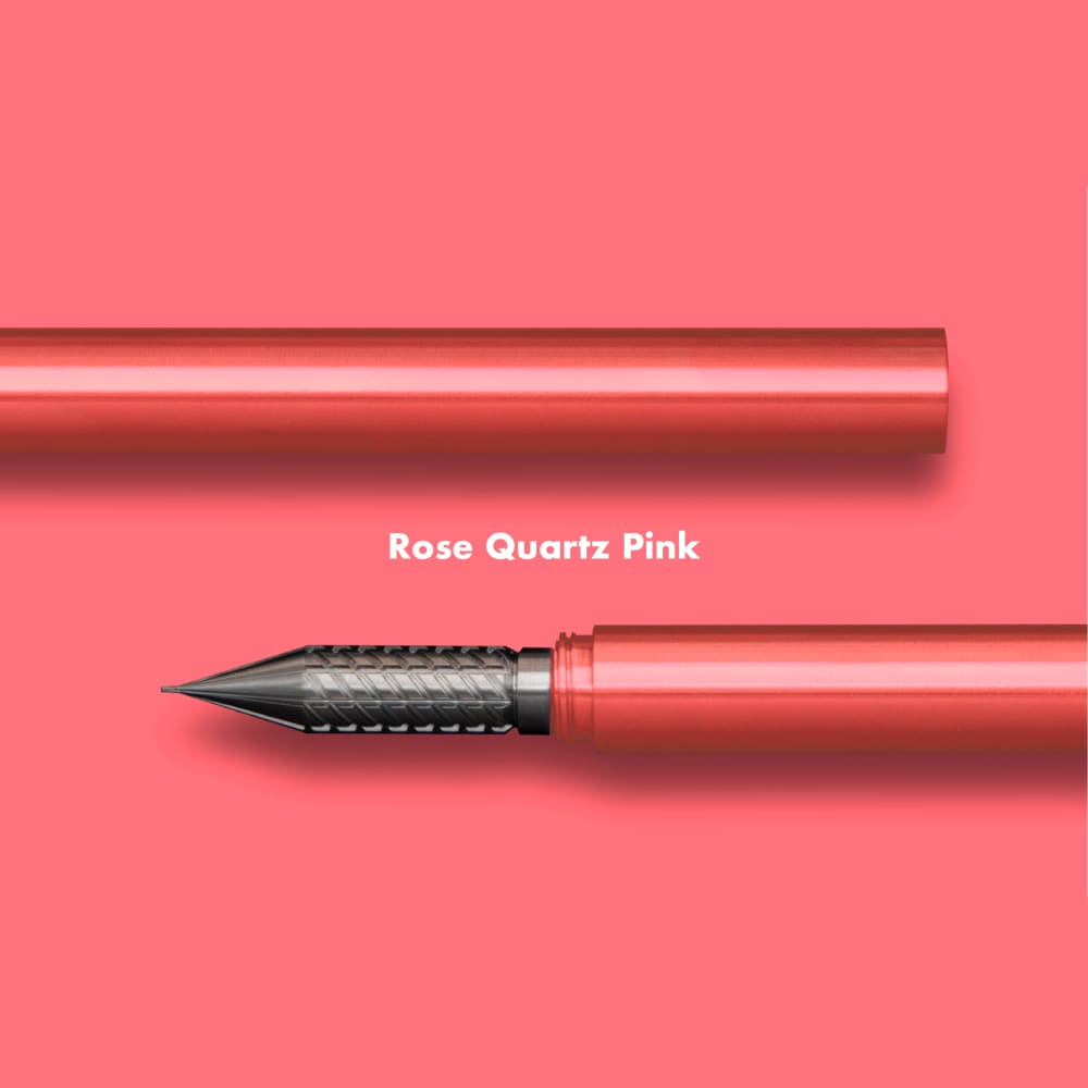 Barrel - Classical material L - Rose Quartz Pink - Barrel
