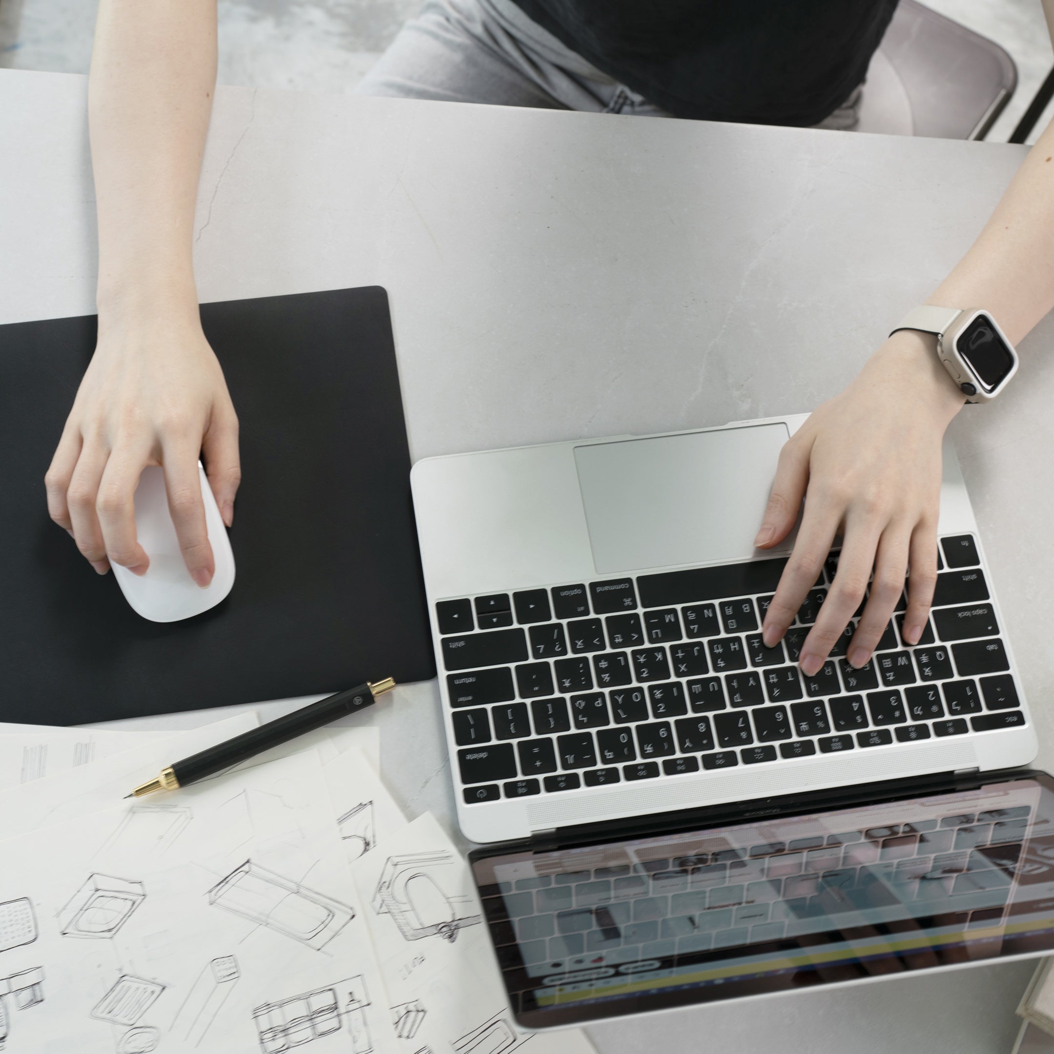 Mouse Pad (vegan leather, Sponge PU)