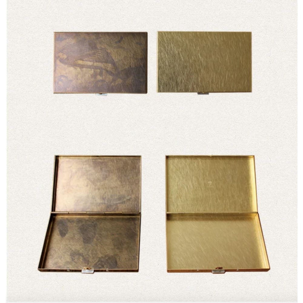 BRASS BOX CARDCASE SOLID - Cardcase