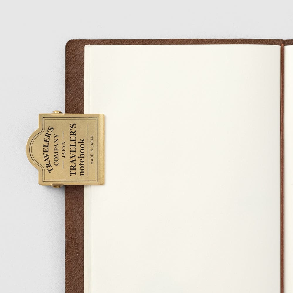 TRAVELER'S notebook Brass Clip TRC Logo - The Outsiders