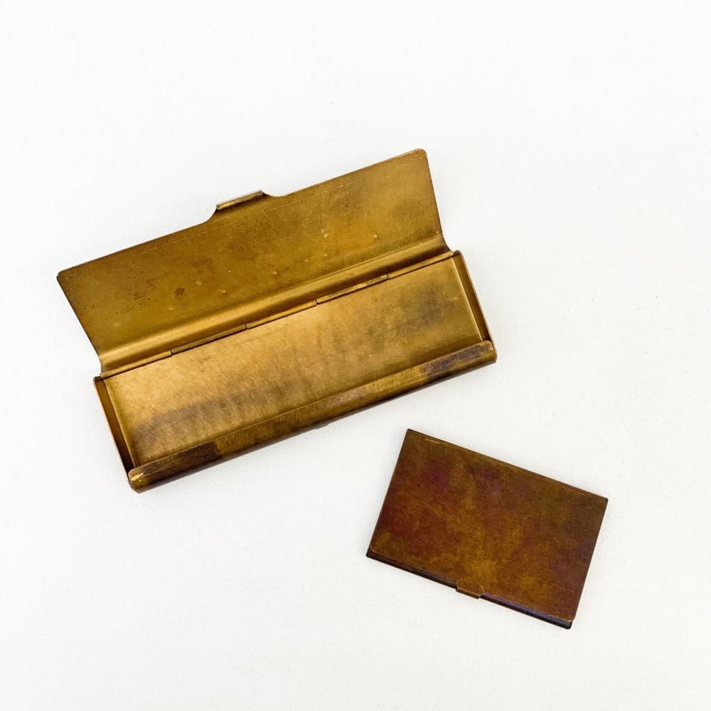BRASS PEN CASE RUST - Pen Case