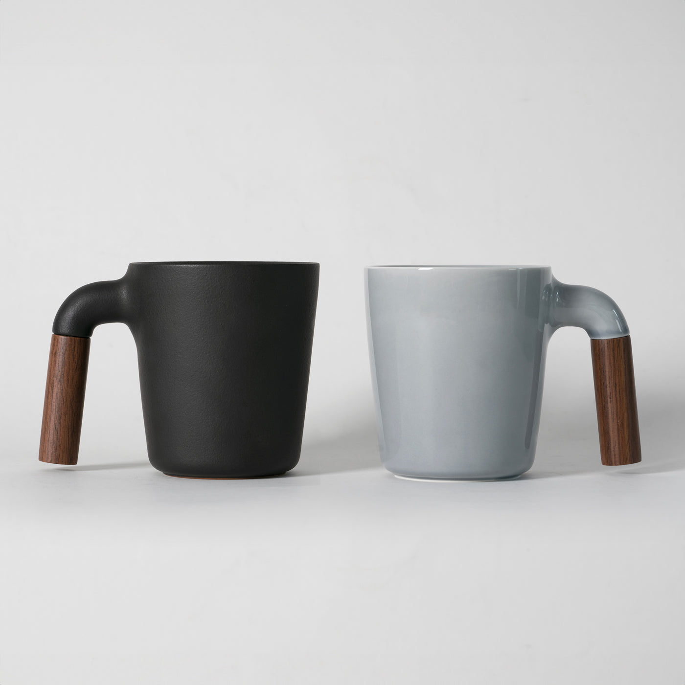 Mugr Cloud Walnut - (ceramic, walnut wood)