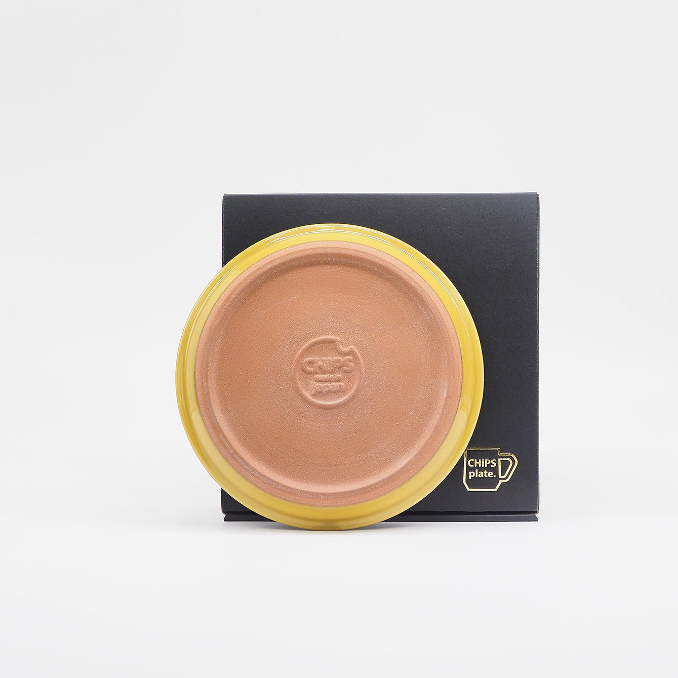 CHIPS PLATE S - solid mustard
