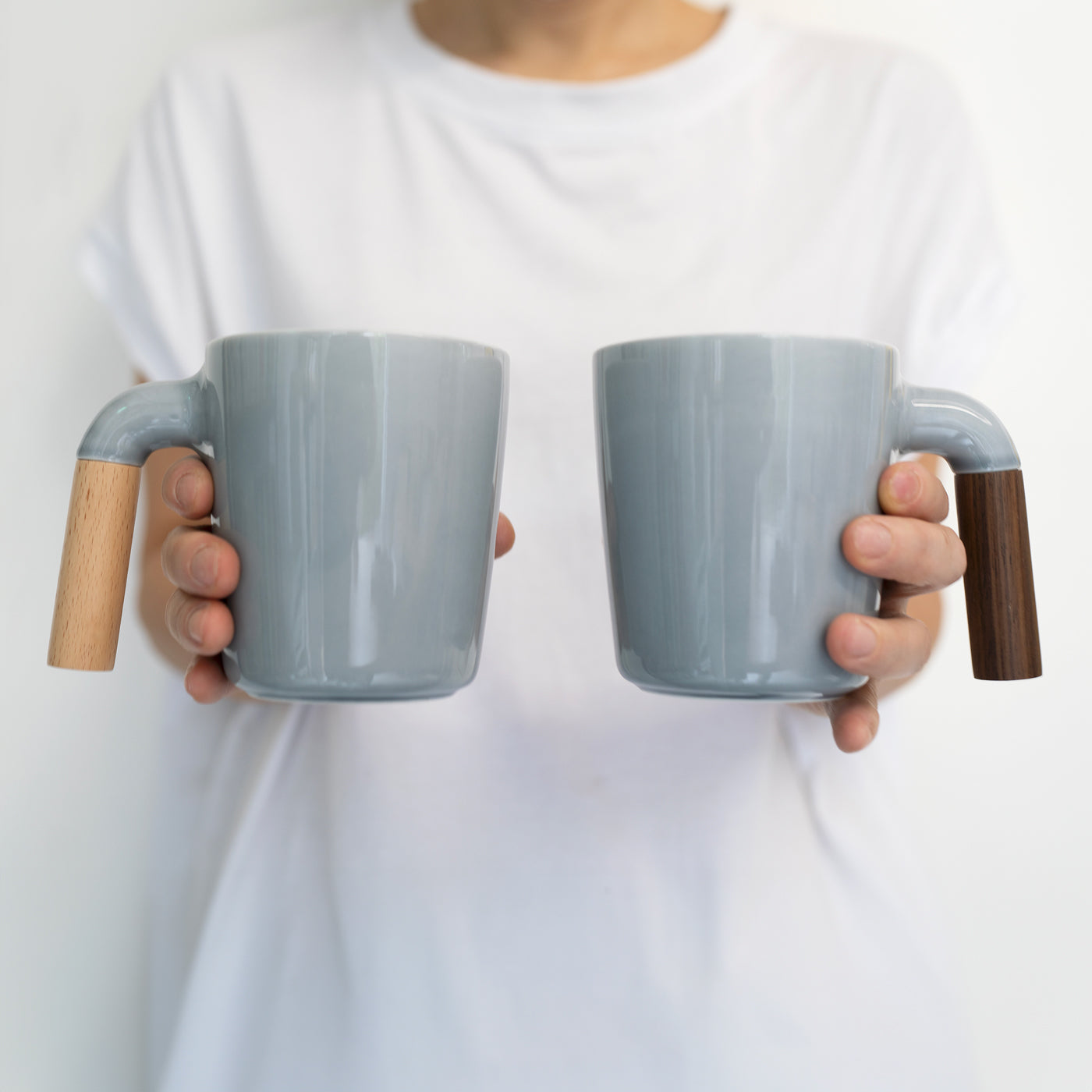 Mugr Cloud Beech - (ceramic, beech wood)