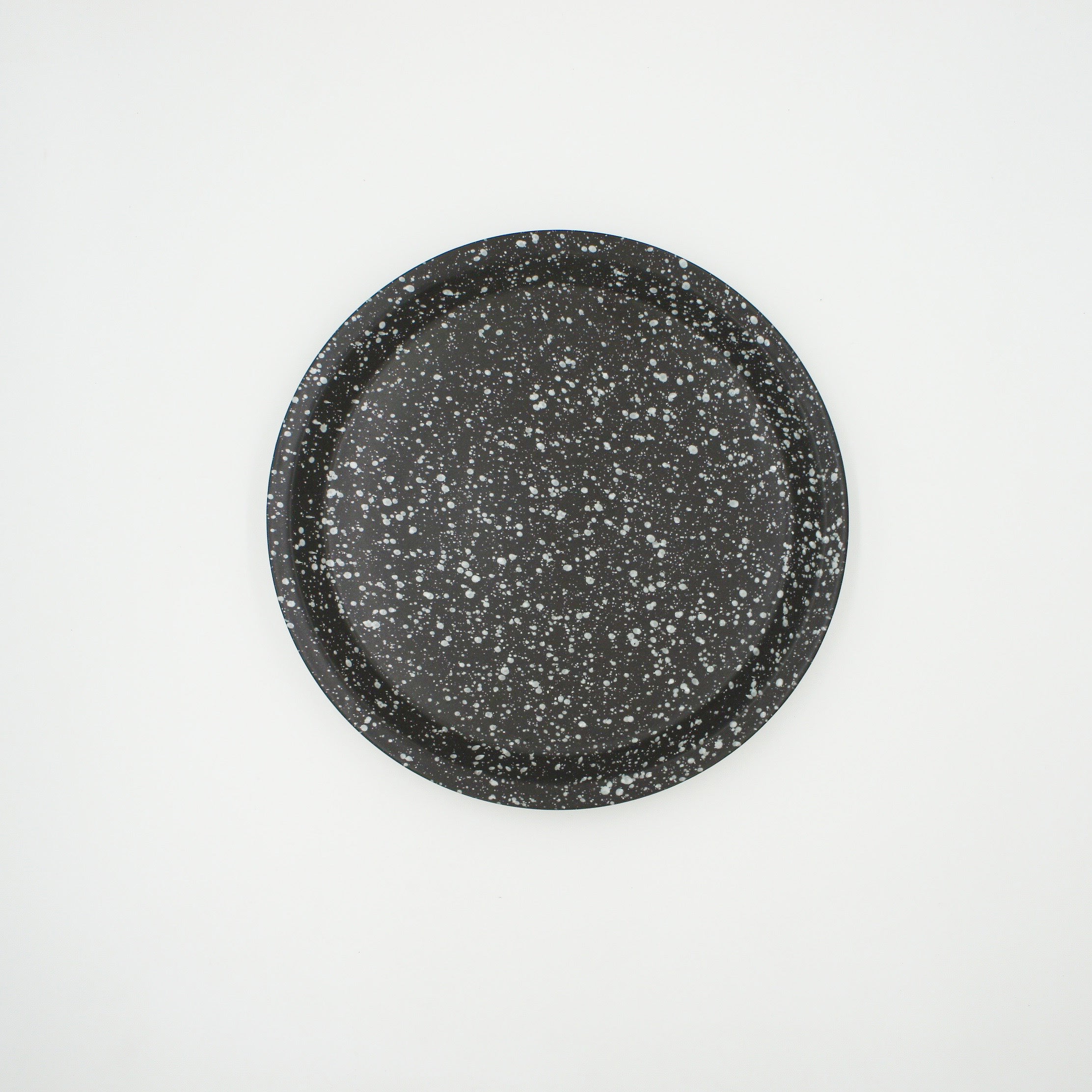 CHIPS PLATE L - splash black-white