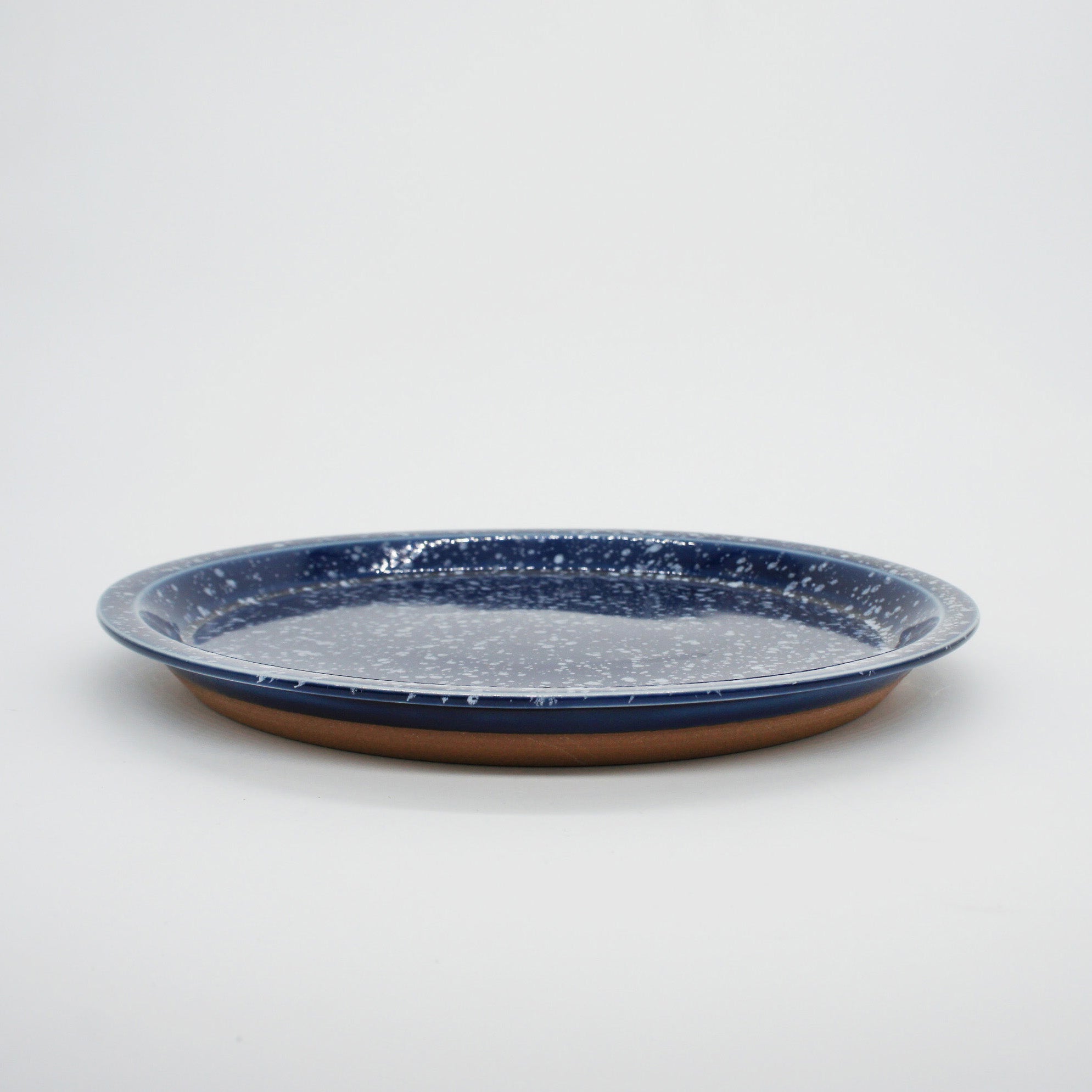 CHIPS PLATE L - splash navy-white