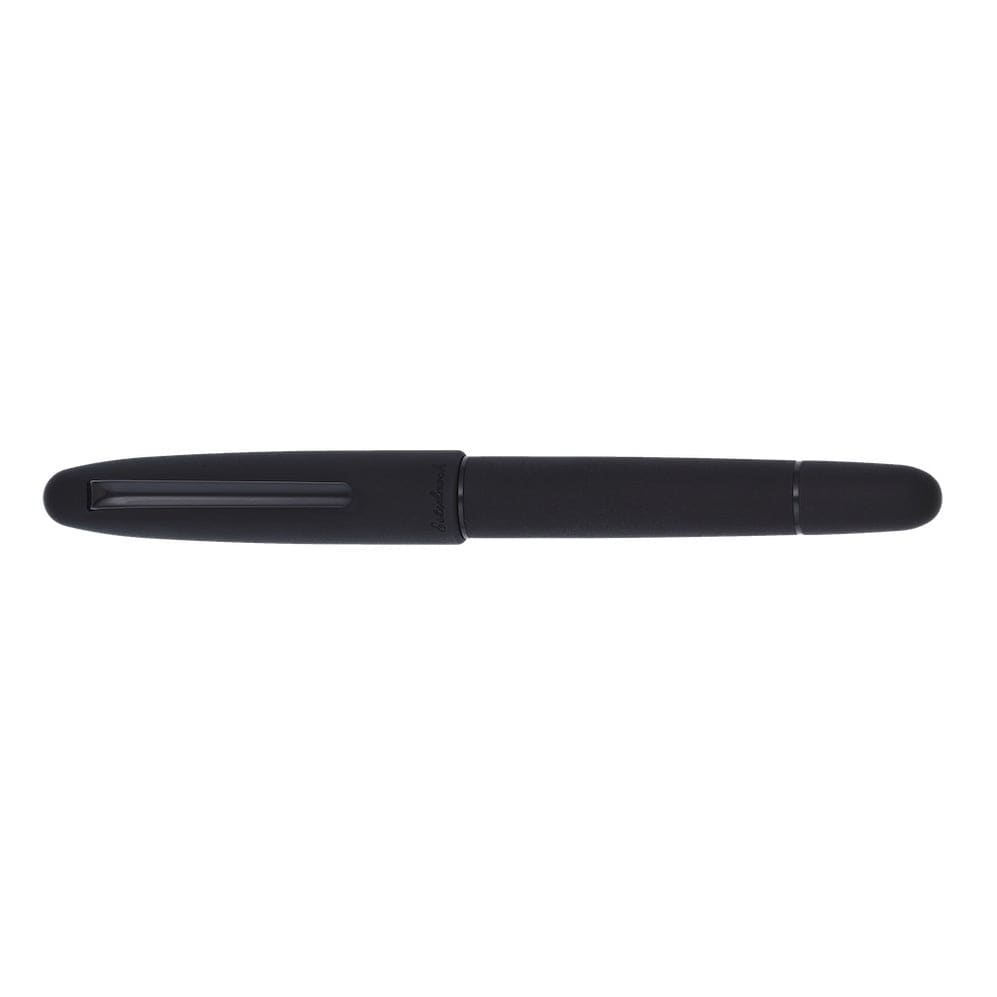 Estie Fountain Pen With Push Piston Raven Black Matte
