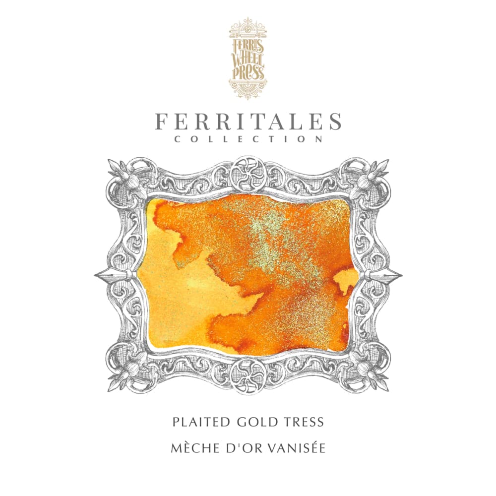 Ferritales 20ml Fountain Pen Ink - Plaited Gold Tress - Ink