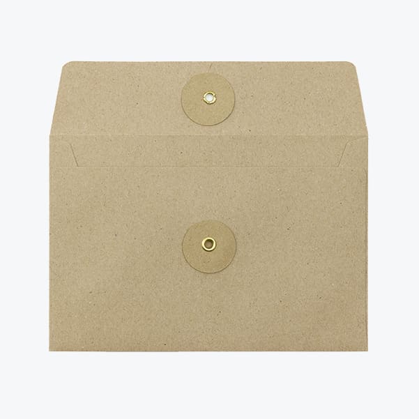 KRAFT ENVELOPE <M> Horizontal with String Brown - The Outsiders