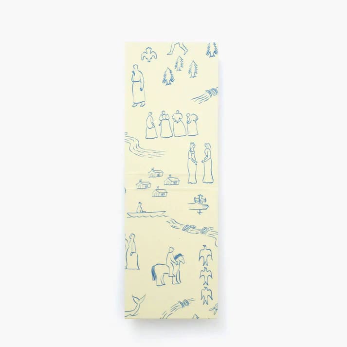 Mini note cover Palmehuset / History Ivory - Notebook