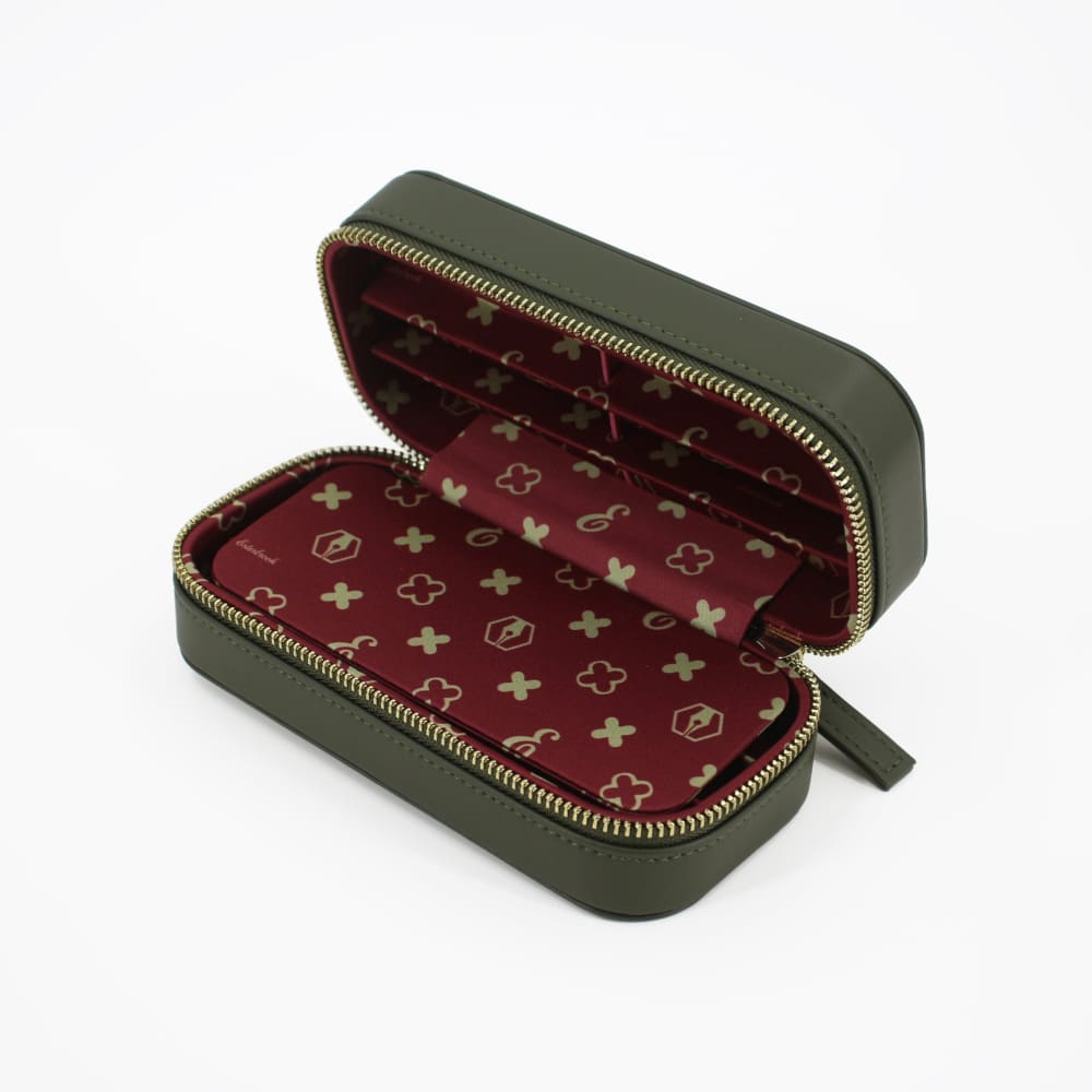 Moss Green Nook - Six Pen Case - Pen Case