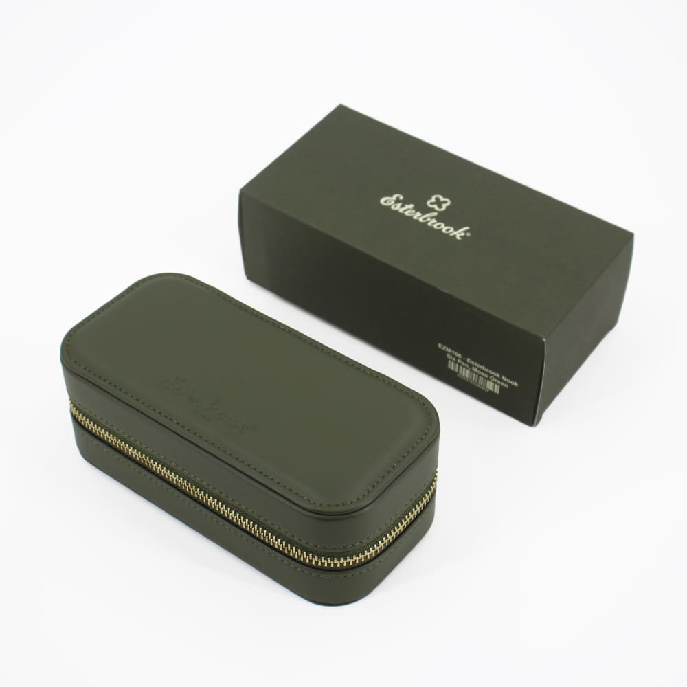 Moss Green Nook - Six Pen Case - Pen Case