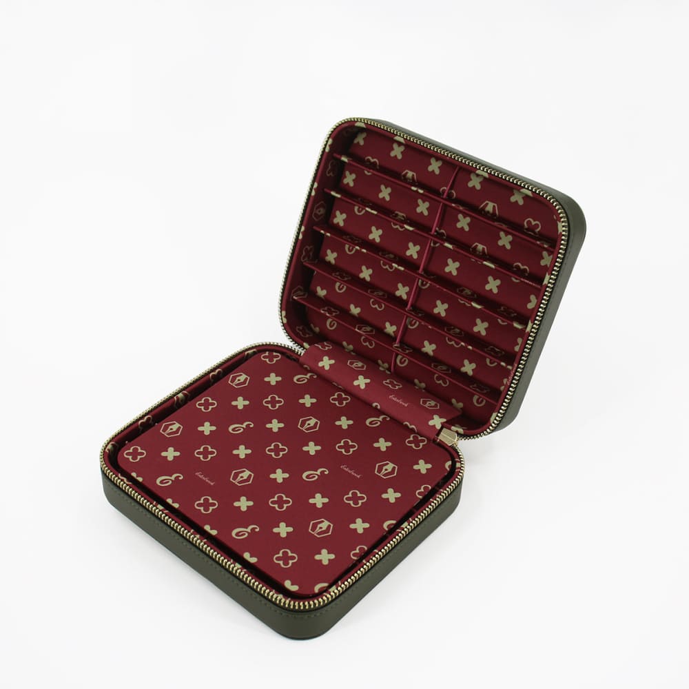 Moss Green Nook - Twelve Pen Case - Pen Nook