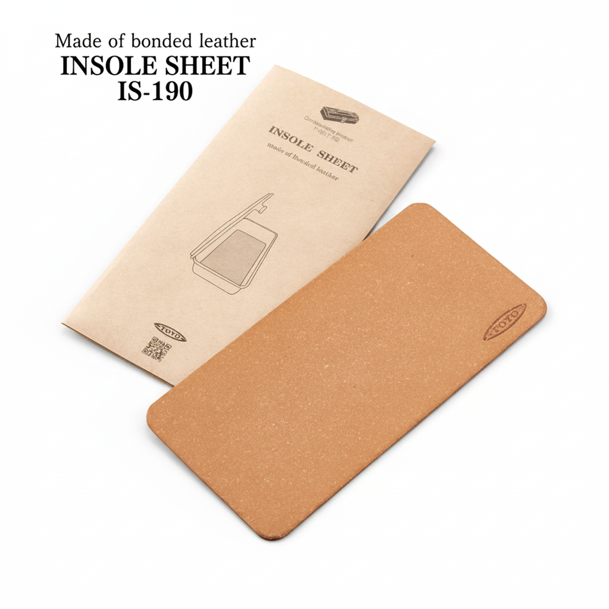 Bonded Leather Insole sheet IS series For T-190