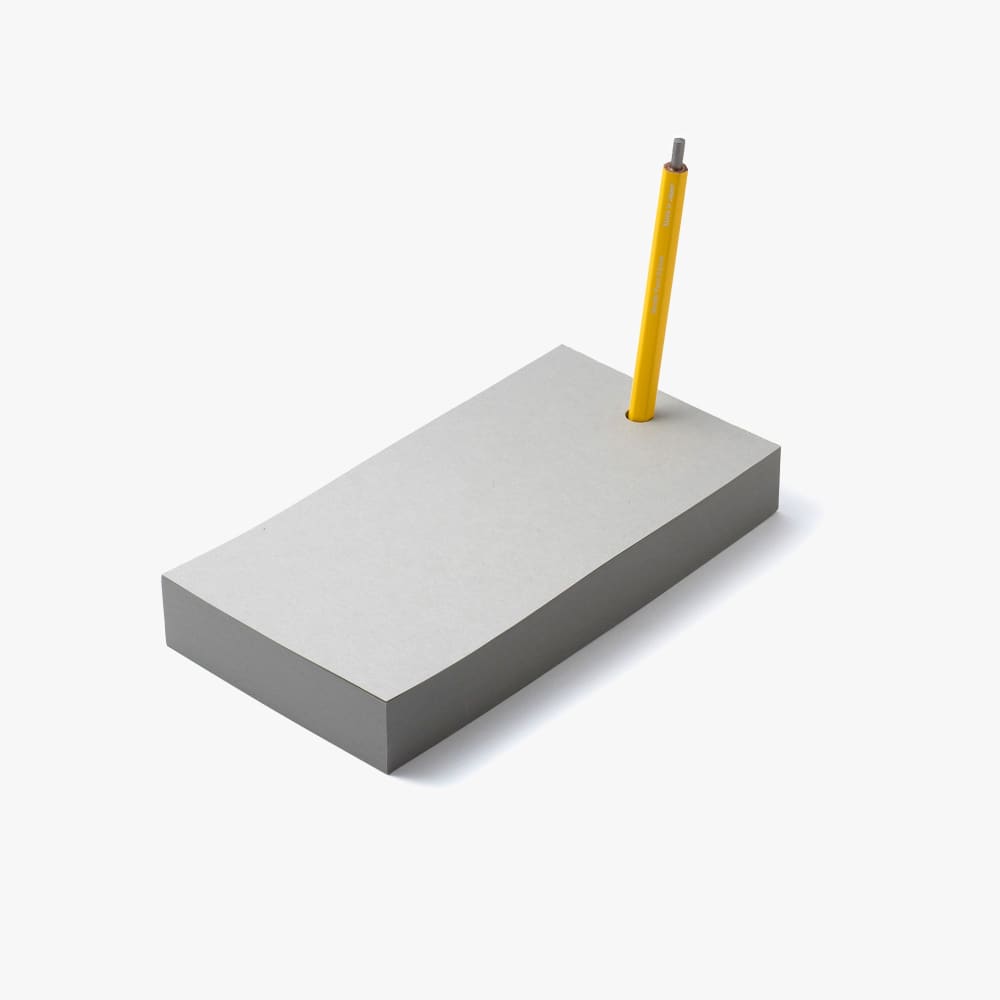 Penstand Notepad White B6 Slim - Pen Stand