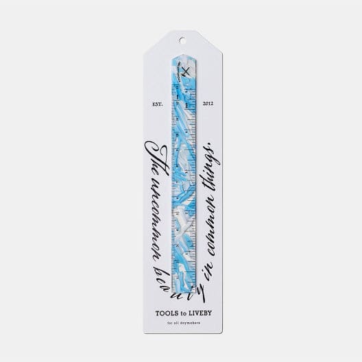 ruler / blue & white - Ruler