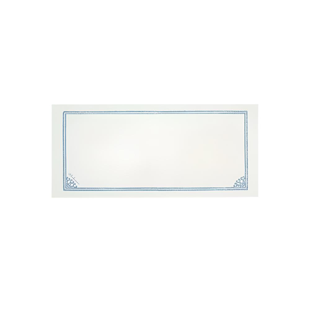 Single note Framed Blue grey