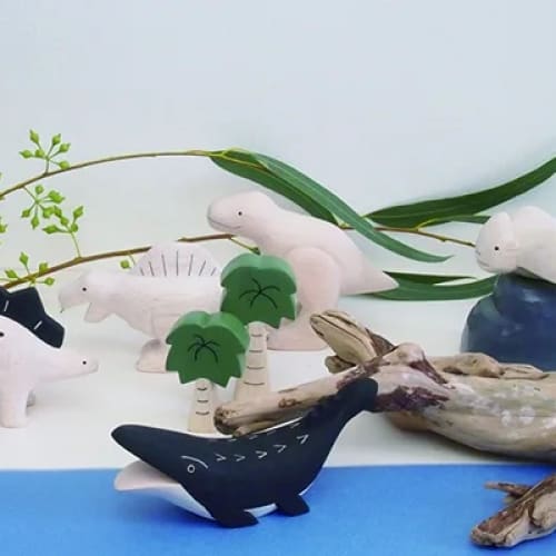 T-Lab./ Polepole Dinosaur/ Mosasaurus - Wooden Animal