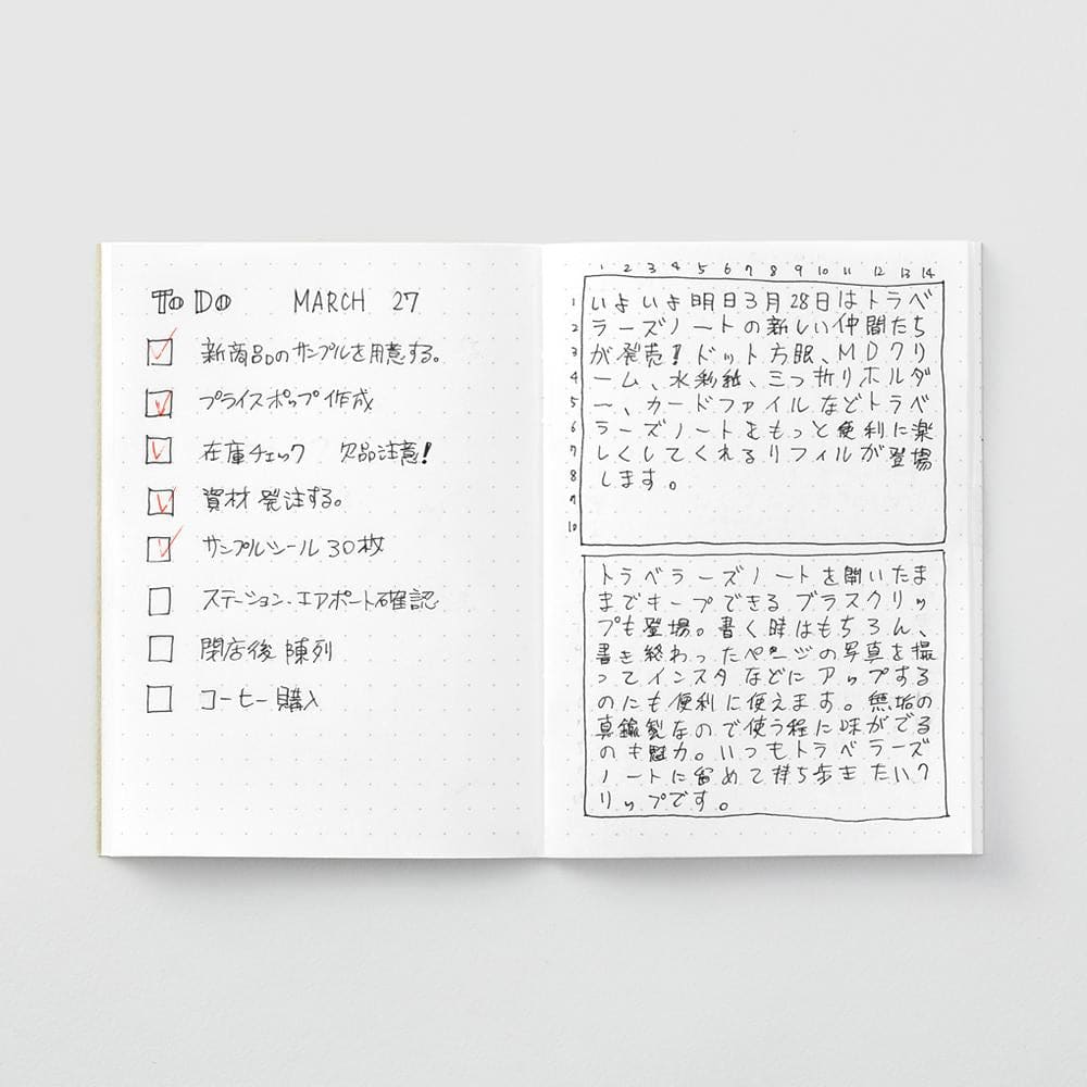 TRAVELER’S notebook Passport Size Refill Dot Grid - Paper