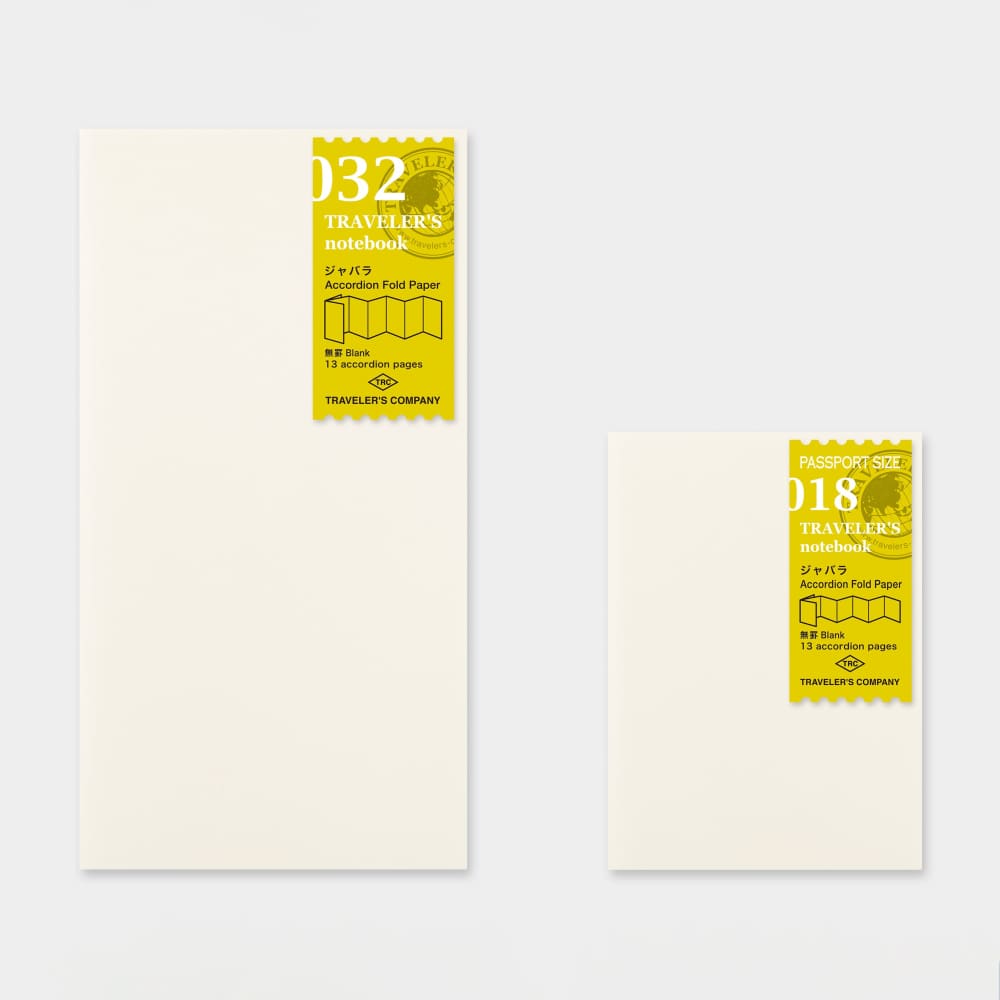 TRAVELER’S notebook Refill Accordion Fold Paper - Paper