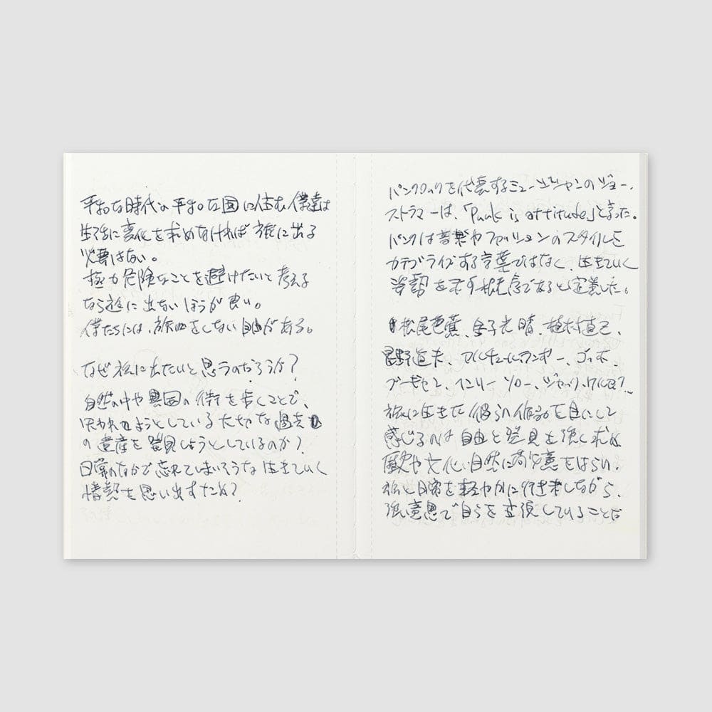 TRAVELER'S notebook Refill <Passport Size> Light Paper 005 - The Outsiders