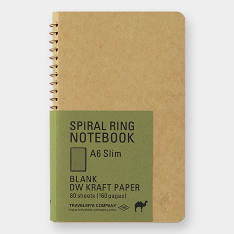 TRC SPIRAL RING NOTEBOOK <A6 Slim> DW Kraft - The Outsiders
