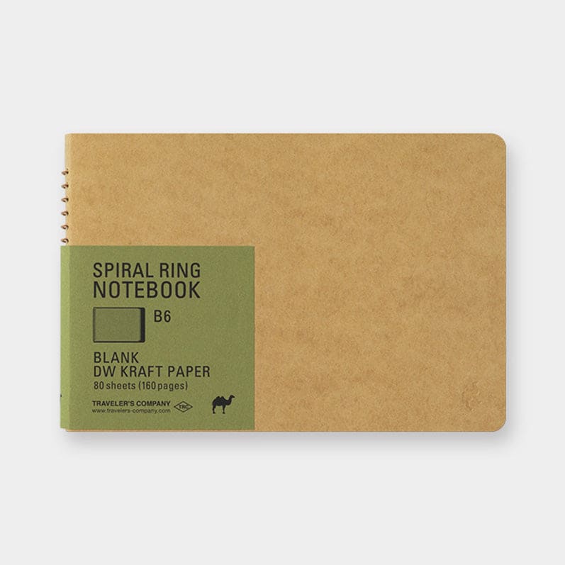 TRC SPIRAL RING NOTEBOOK <B6> DW Kraft - The Outsiders
