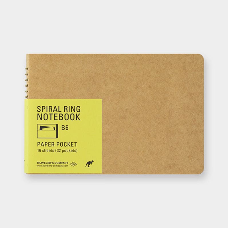TRC SPIRAL RING NOTEBOOK <B6> Paper Pocket - The Outsiders