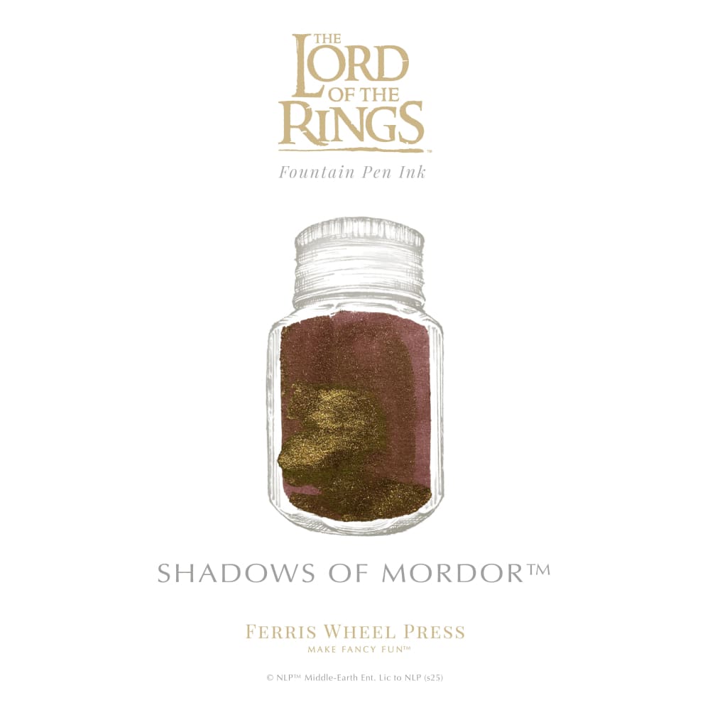 WB Fountain Pen Ink 28mL - Lord of the Rings - LR / Shadows