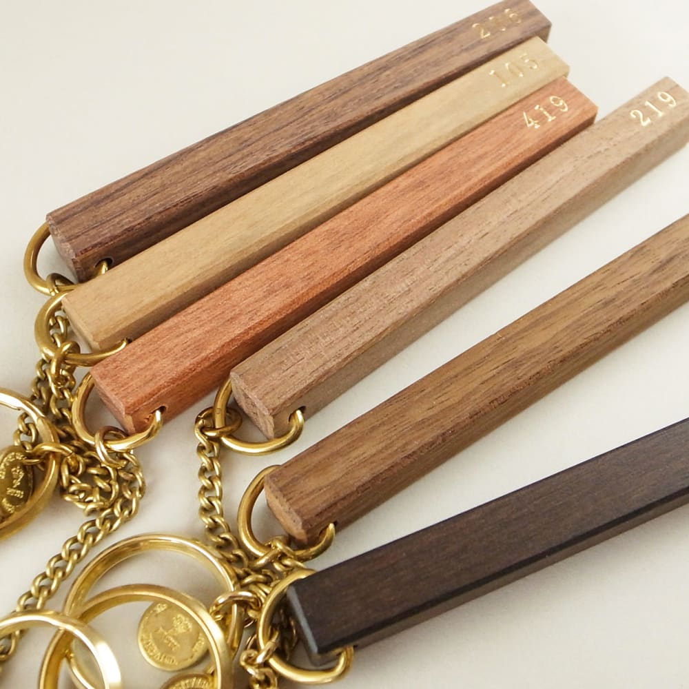 WOOD HOTEL KEY-HOLDER WALNUT - Key Holder