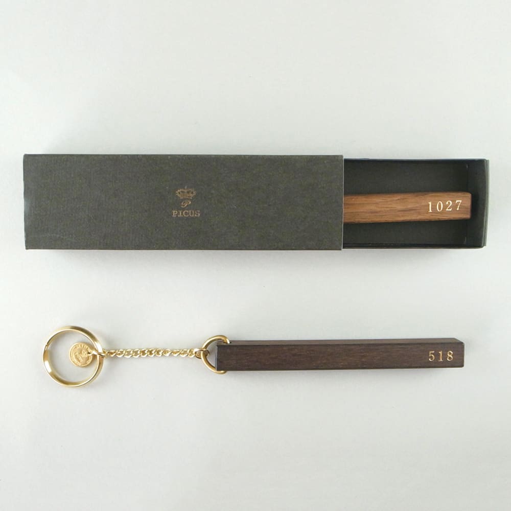 WOOD HOTEL KEY-HOLDER WALNUT - Key Holder