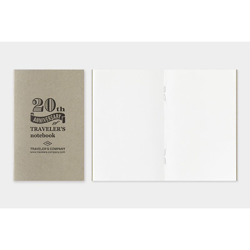 TRAVELER’S notebook Card Size 20th Anniversary Set Brown