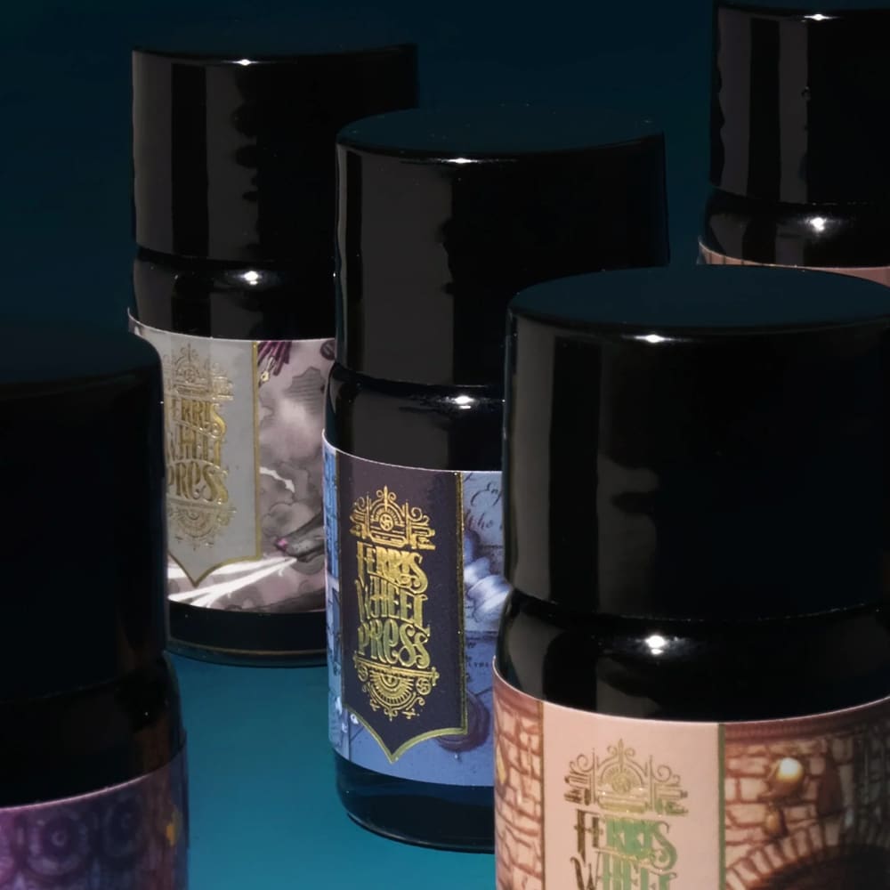 10ml Fountain Pen Ink - Galeforce Green - Ink