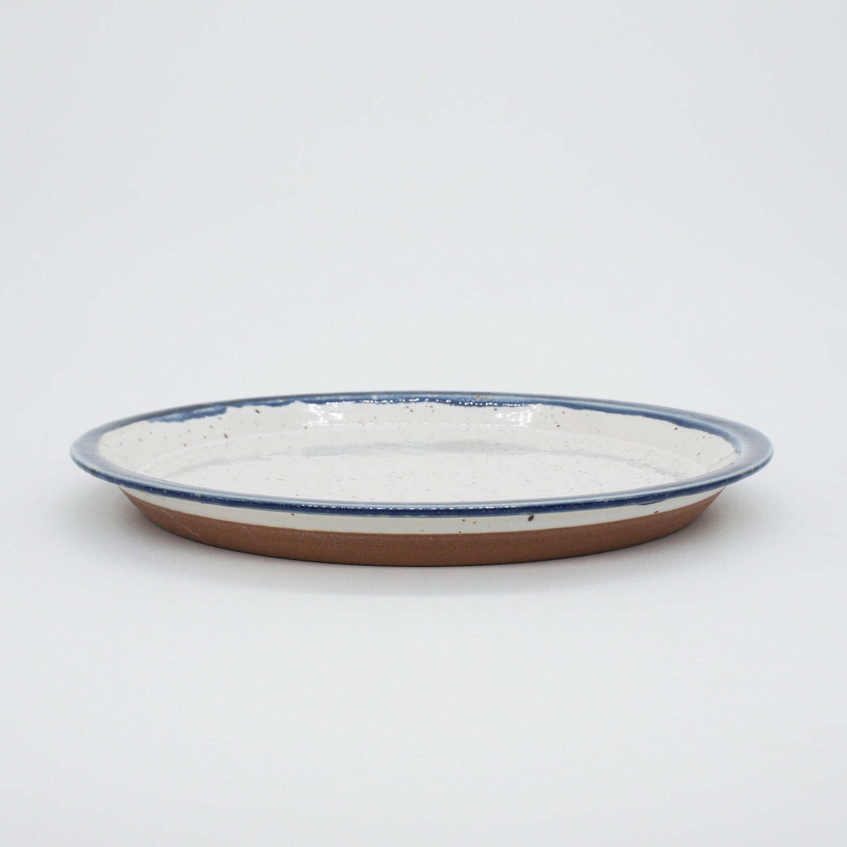 CHIPS PLATE L - white-navy drop
