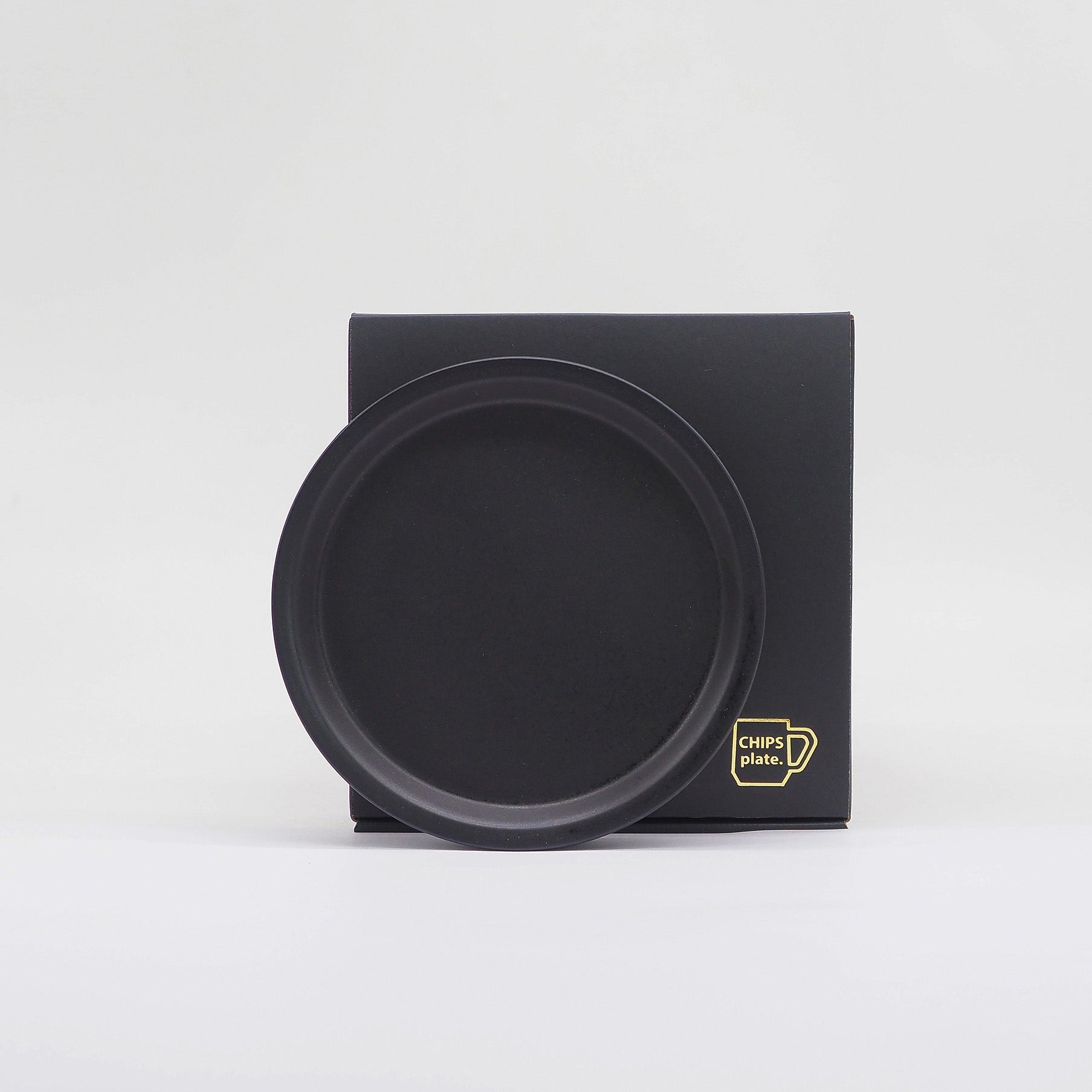 CHIPS PLATE S - mat black