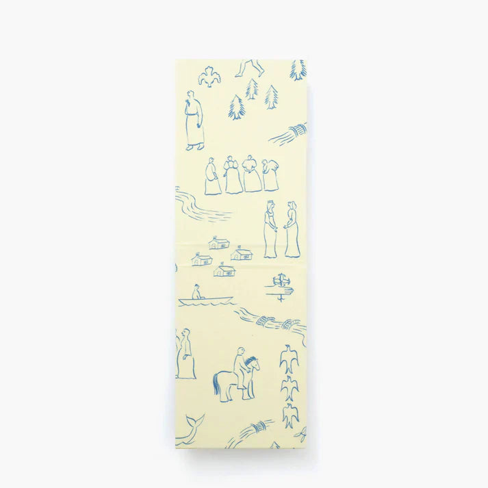 Mini note cover Palmehuset / History Ivory