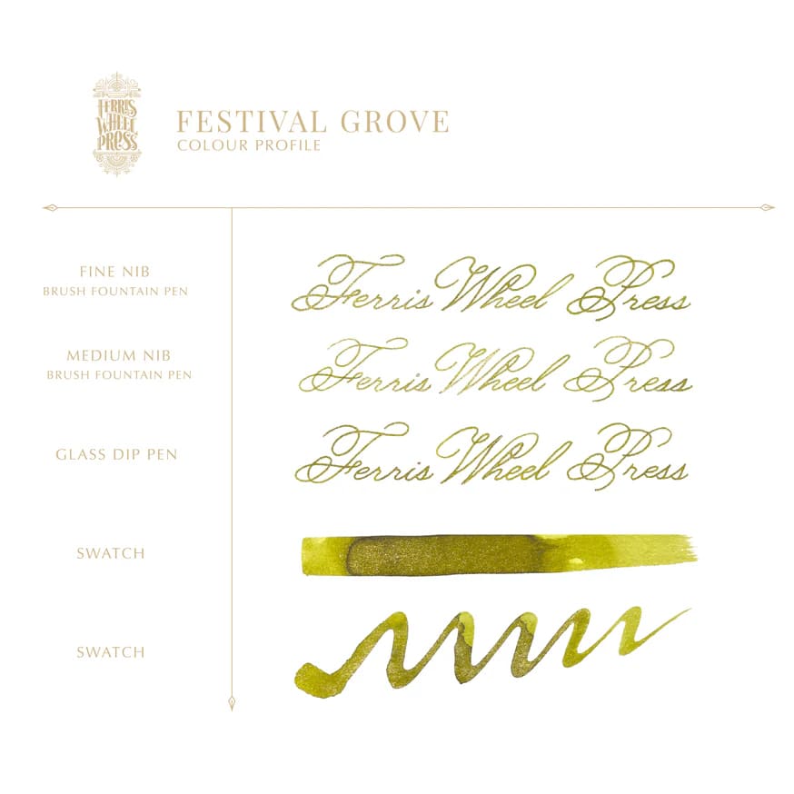 38ml Fountain Pen Ink - Festival Grove - Ink