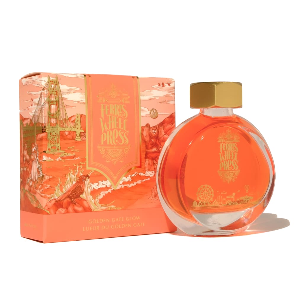 38ml Fountain Pen Ink - Golden Gate Glow - Ink