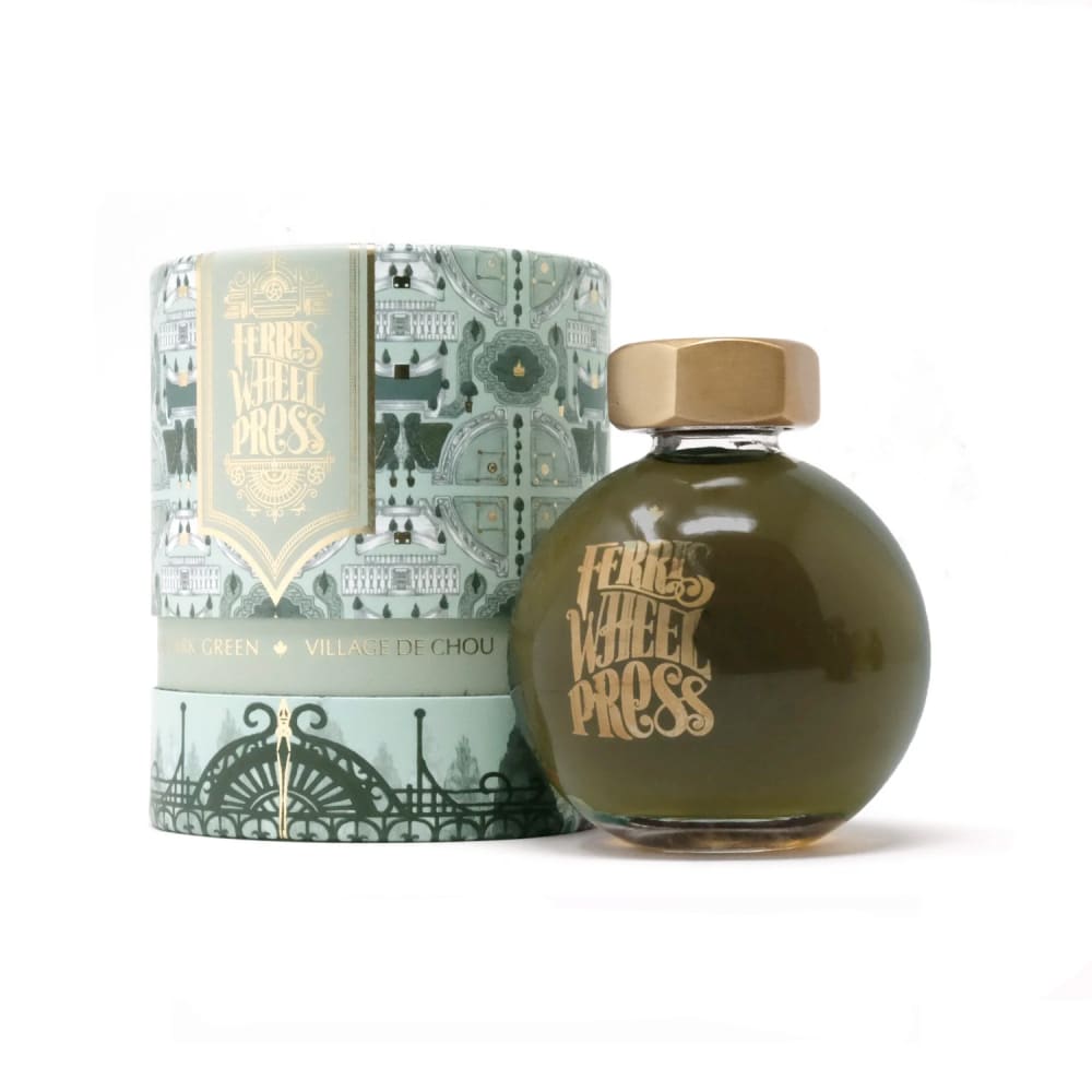 38ml Fountain Pen Ink - Moss Park Green - Ink