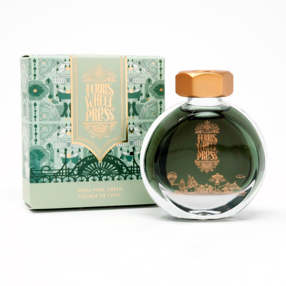 38ml Fountain Pen Ink - Moss Park Green - Ink