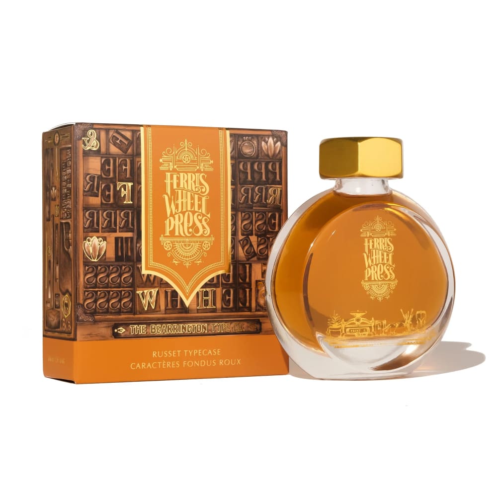 38ml Fountain Pen Ink - Russet Typecase - Ink