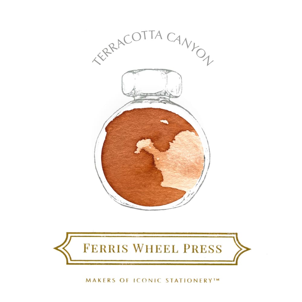38ml Fountain Pen Ink - Terracotta Canyon - Ink